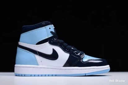 UNC   Leather Patent Air Chill 5415 Jordan Trendsetting CD0461- 1 Blue 336 0630